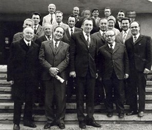 Sergiu Rădăuțanu alături de laureați ai Premiului Nobel