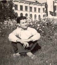 Sergiu Rădăuțanu în grădina Institutului A. F. Ioffe
